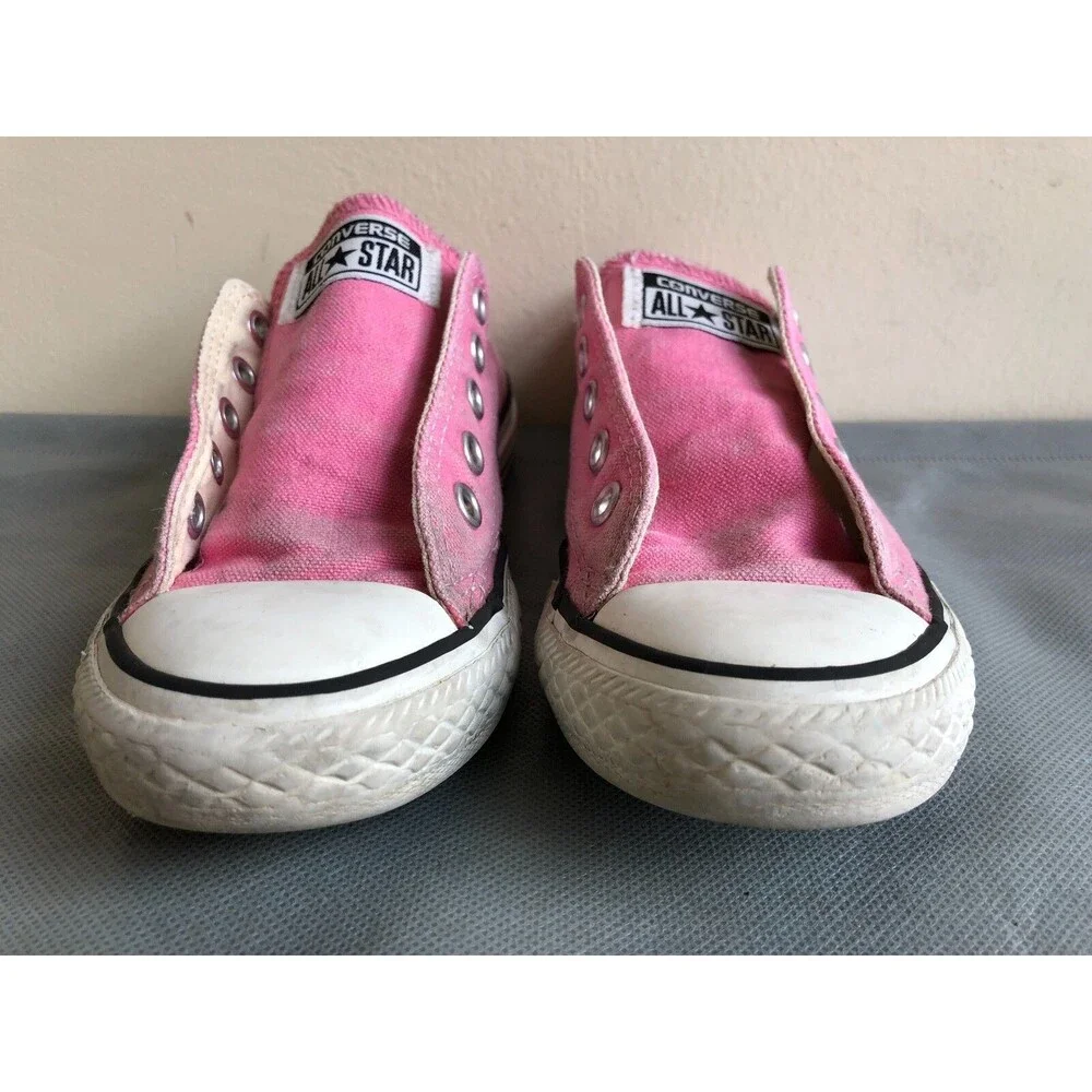 Converse All Star Low Tops pink Canvas casual shoes - Size US 12 Youth EUR 29